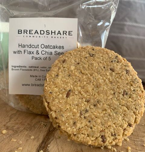Flax and Chia Seed Oatcakes